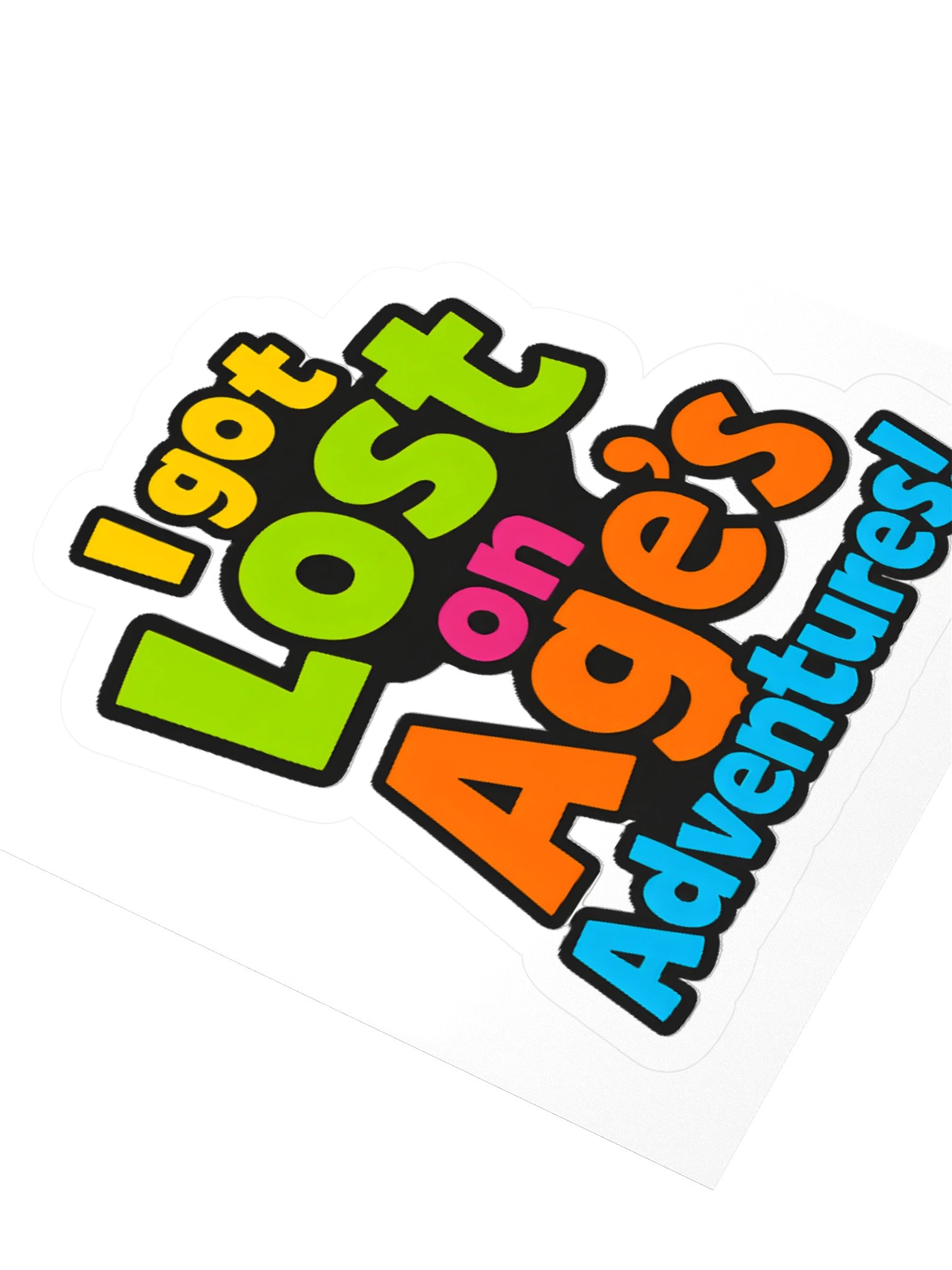 The "I Got Lost" Trail Joke Sticker (Kiss-Cut) product image (3)