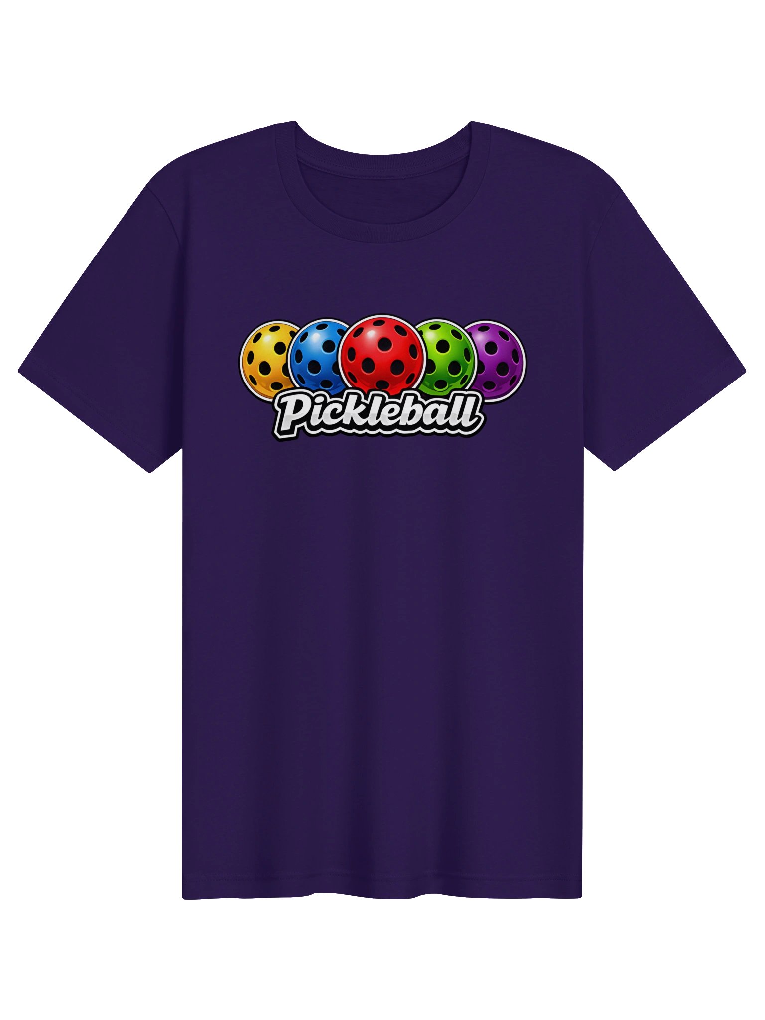 Colorful Pickleball Logo Tee product image (1)
