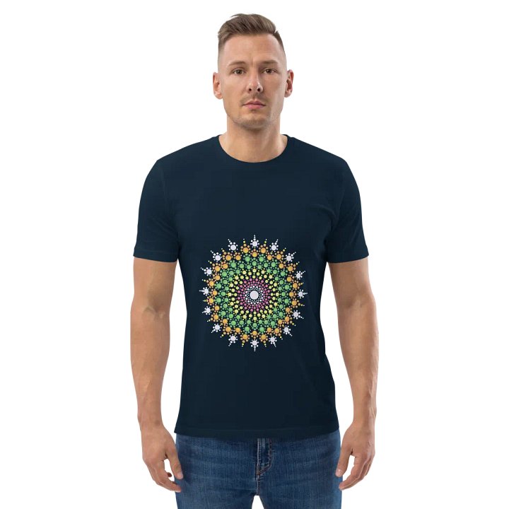 Pastel Dot Mandala Organic T-Shirt product image (2)