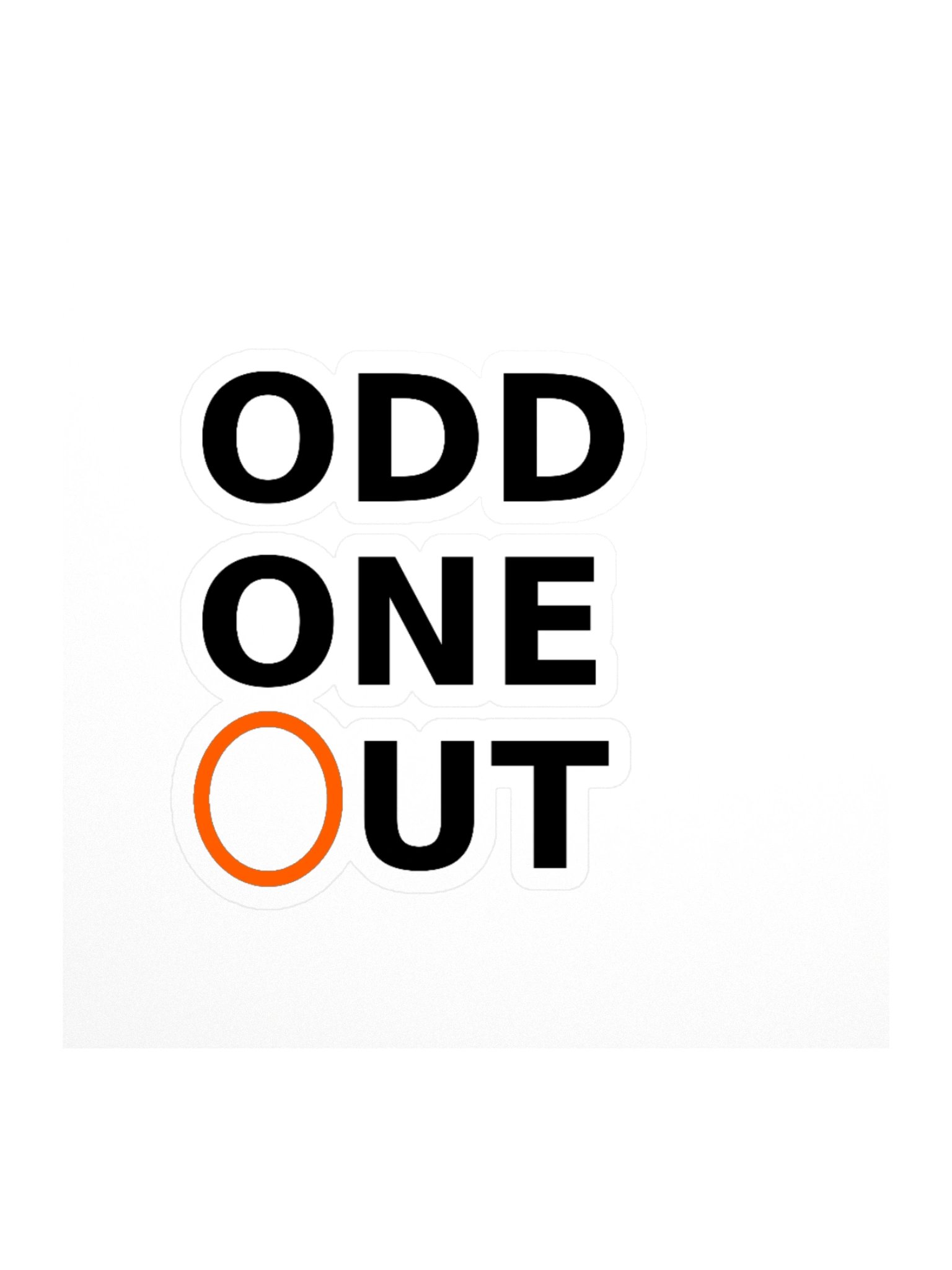Odd One Out Sticker product image (1)