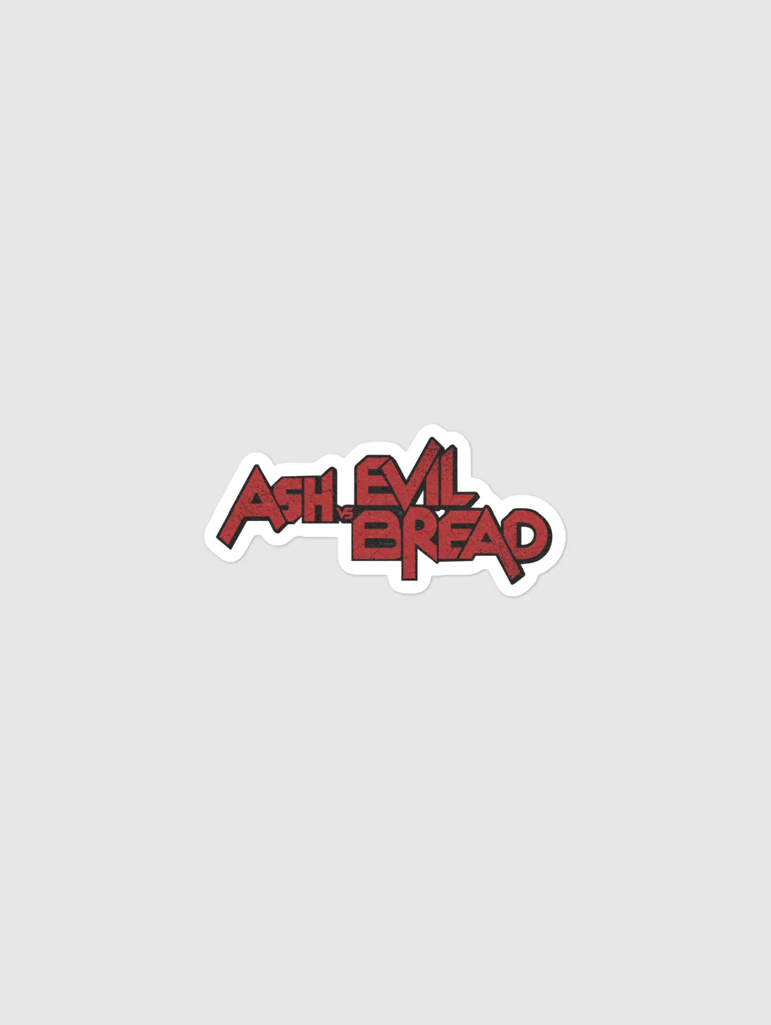 ASHvsEVILBREAD - Red Logo Sticker product image (1)