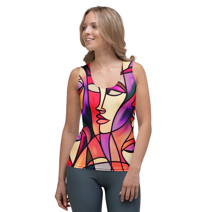 Womеns Faces Tank Top product image (1)