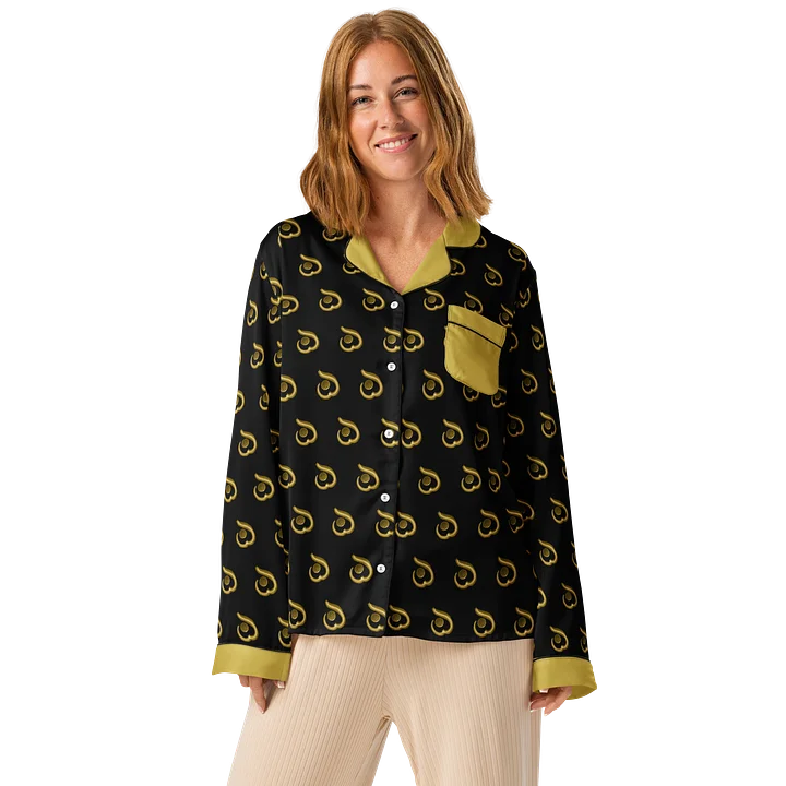 WILLOWISP Base Opp Patterned Long Sleeve Pajama Top product image (1)