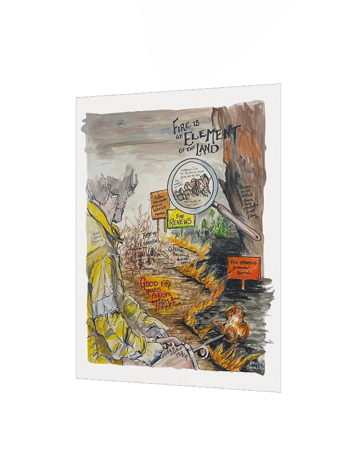 "Fire is an Element of the Land" product image (7)