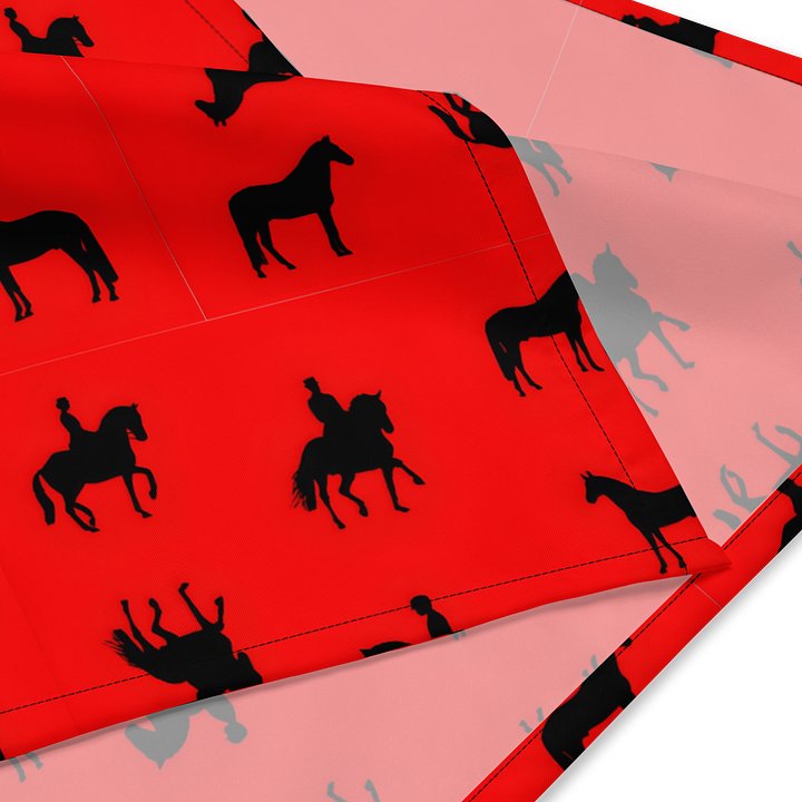 Stallions Silhouette Red Bandana product image (2)