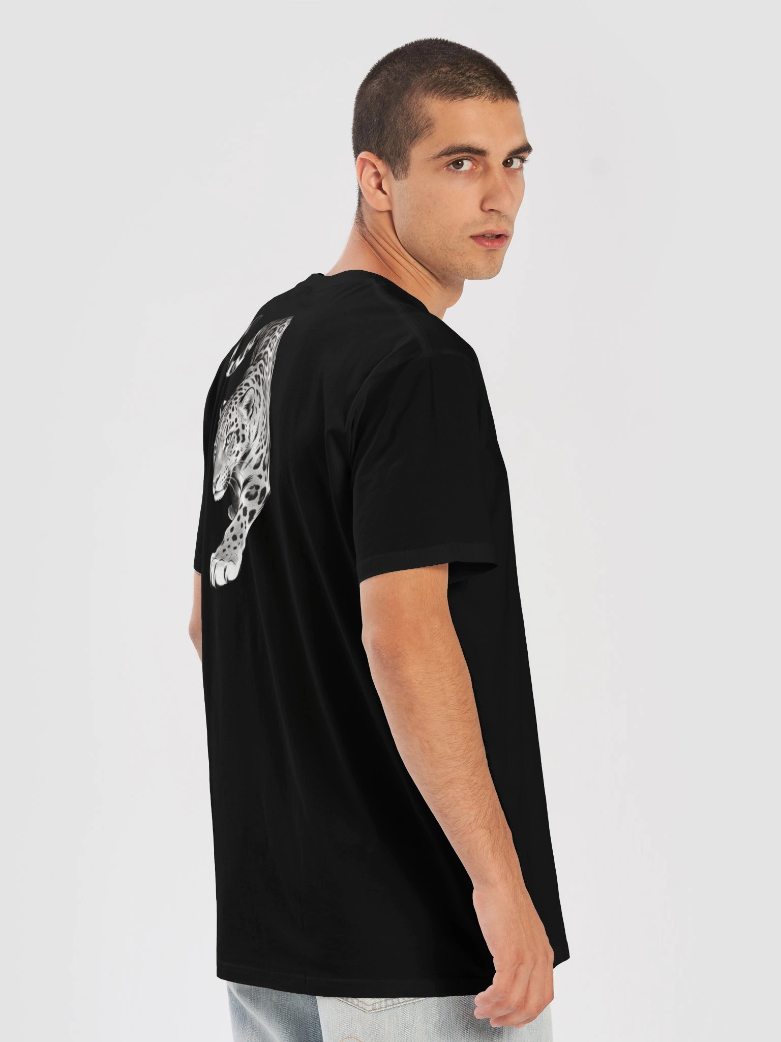 Leopard Mentality™ Leopard Graphic Premium Streetwear T-Shirt product image (8)
