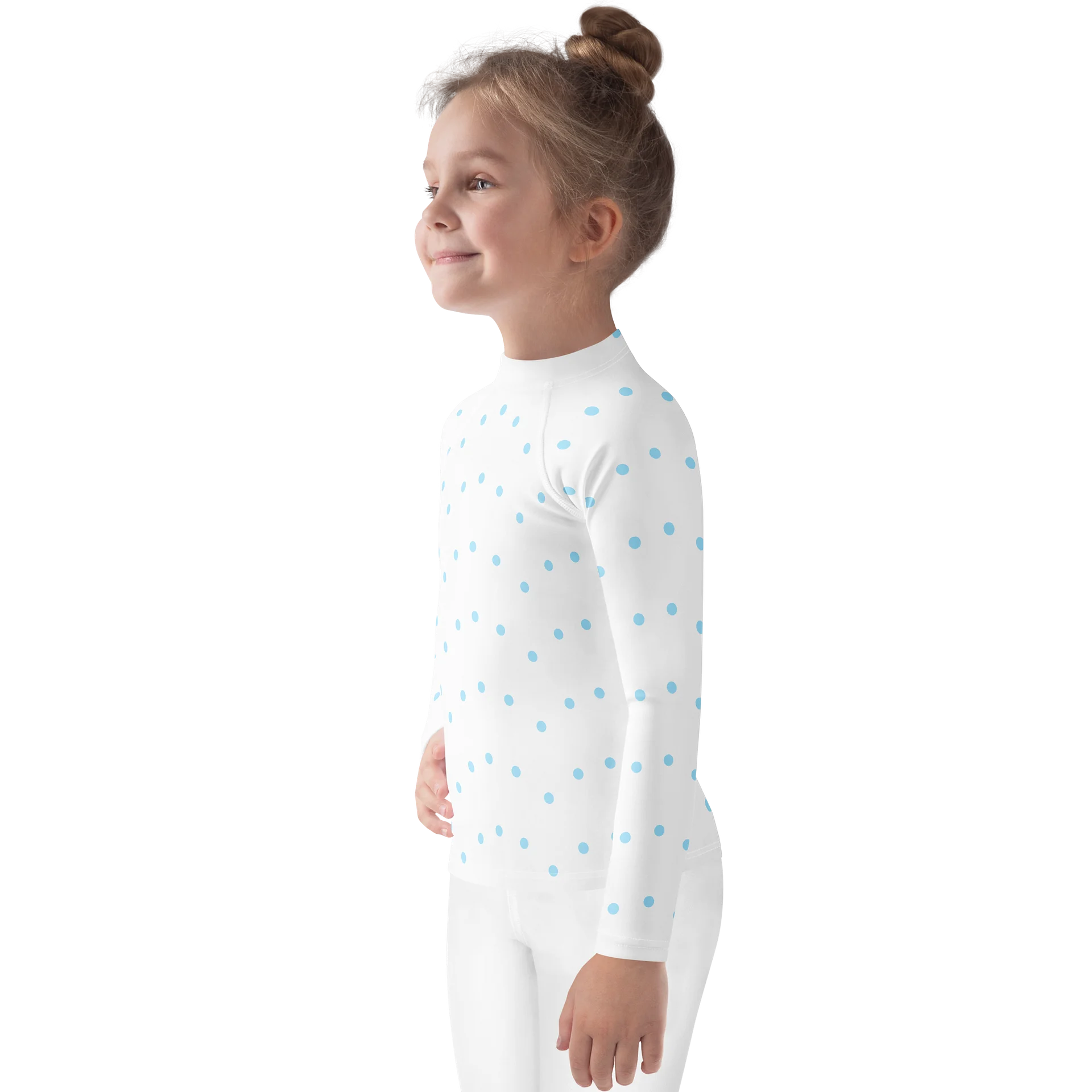 Pixel Glitch Kids Rash Guard product image (3)