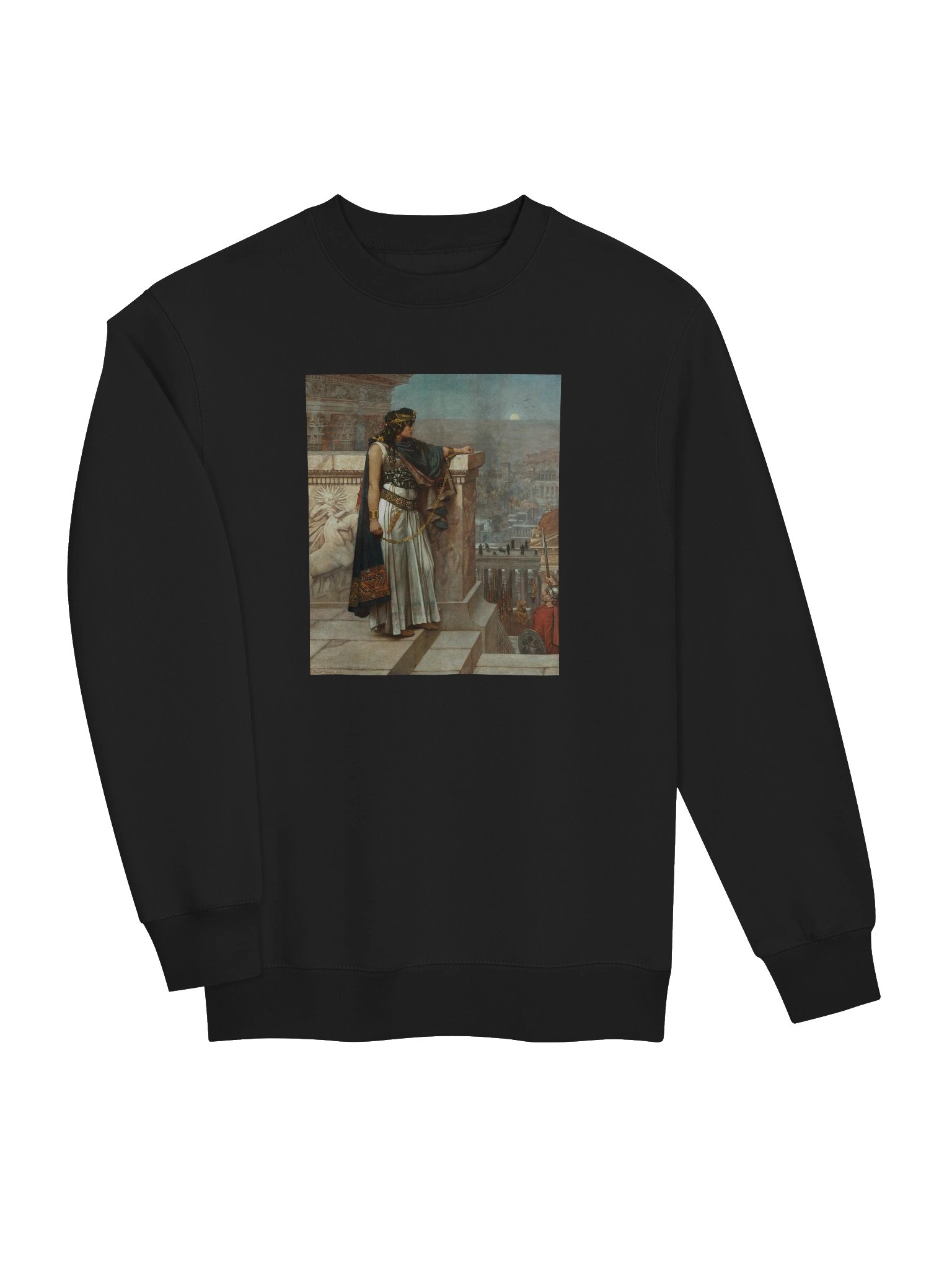 "Queen Zenobia's Last Look Upon Palmyra" by Herbert Schmalz Sweatshirt product image (4)