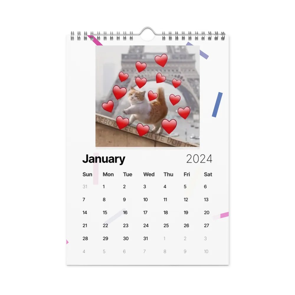 Wall Calendar (2024): Meme Cats product image (8)