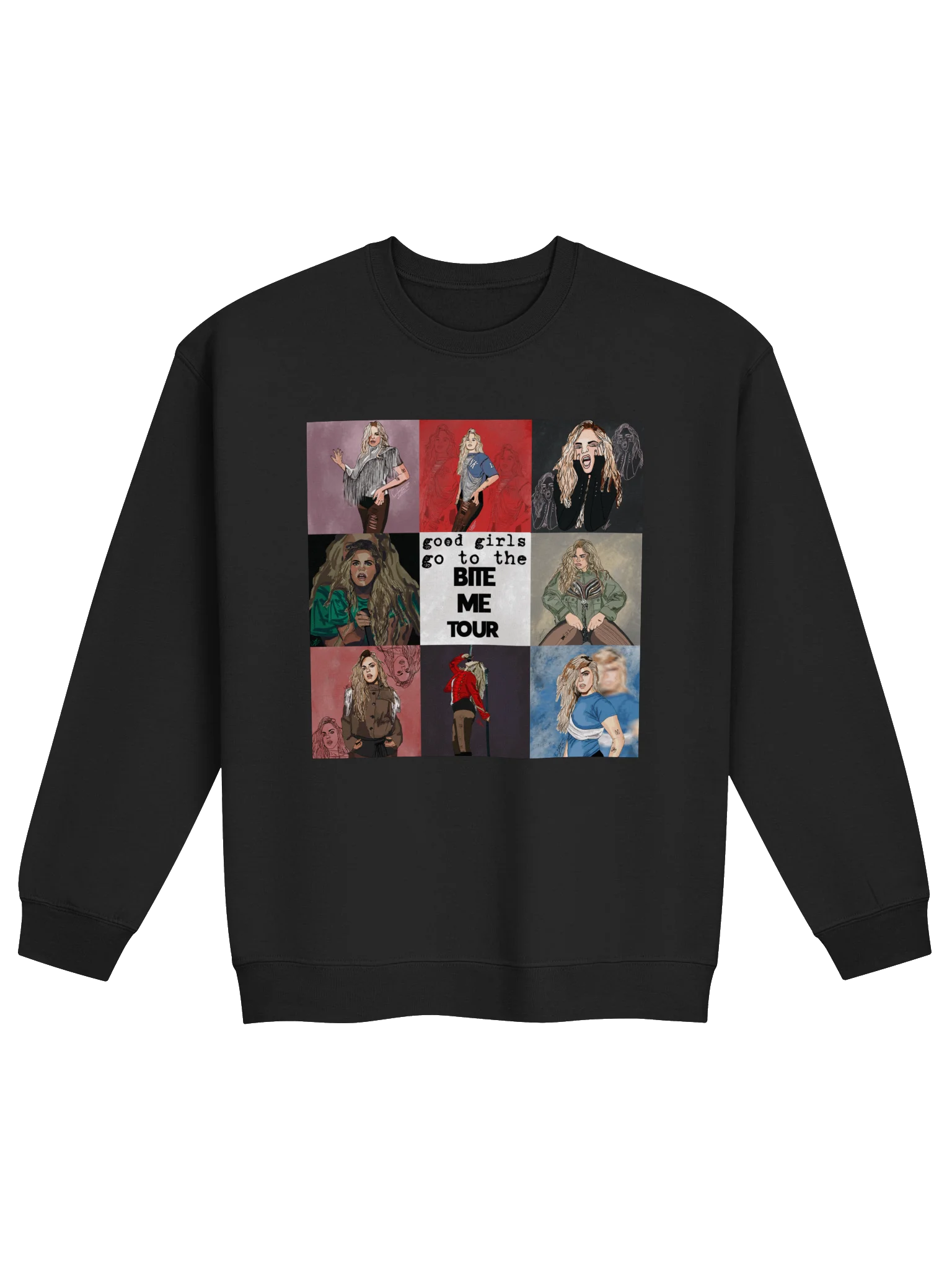 Good Girls Go To The BITE ME Tour Collage Sweatshirt product image (1)