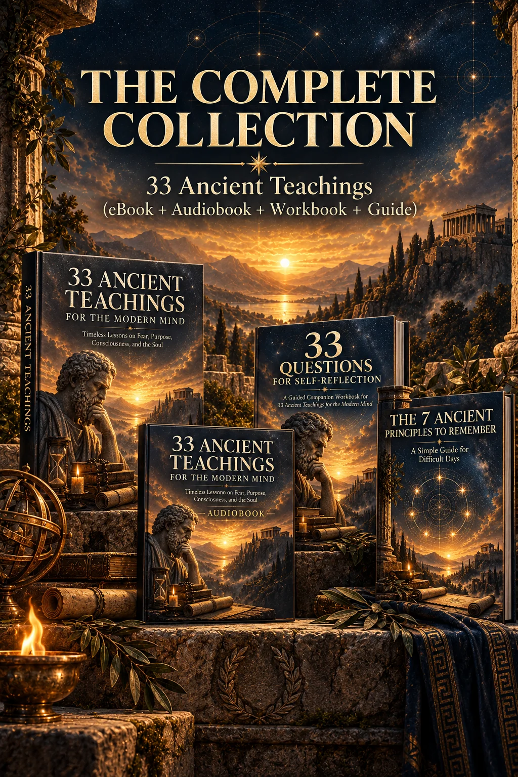 The Complete Collection — 33 Ancient Teachings (eBook + Audiobook + Workbook + Guide) product image (1)