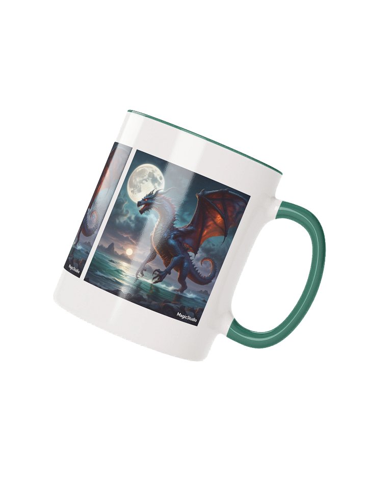Mystical Dragon Moon Ceramic Mug product image (4)