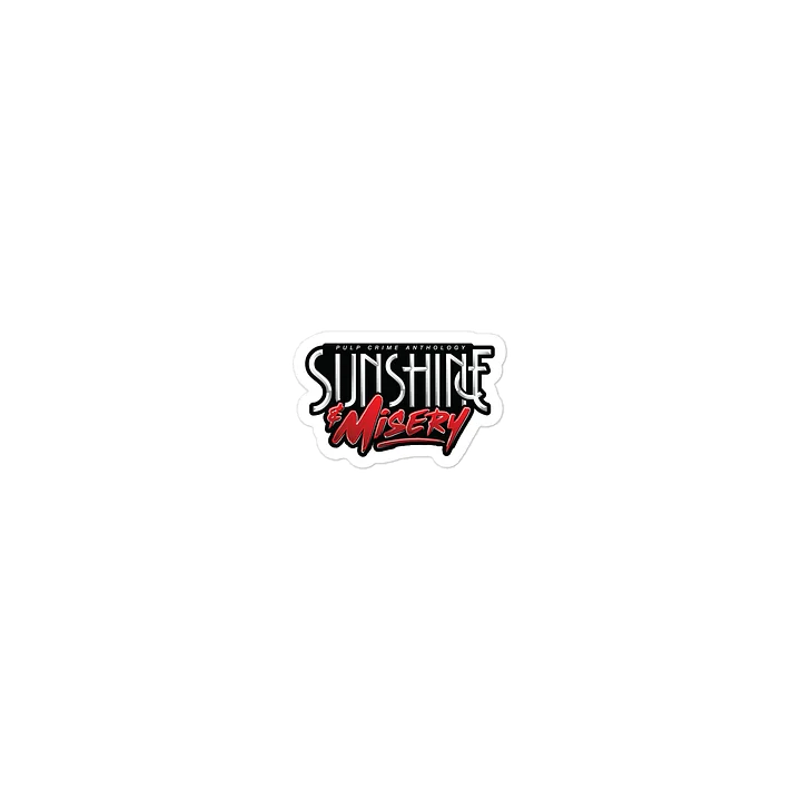 Sunshine & Misery Red Die-Cut Stickers product image (1)