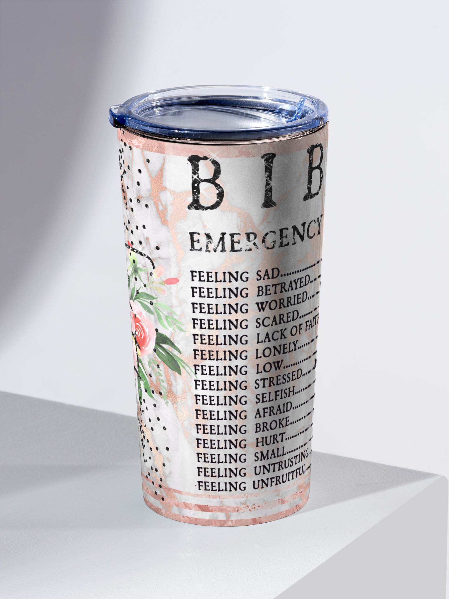 Bible Verse 20oz Stainless Steel Tumbler product image (2)