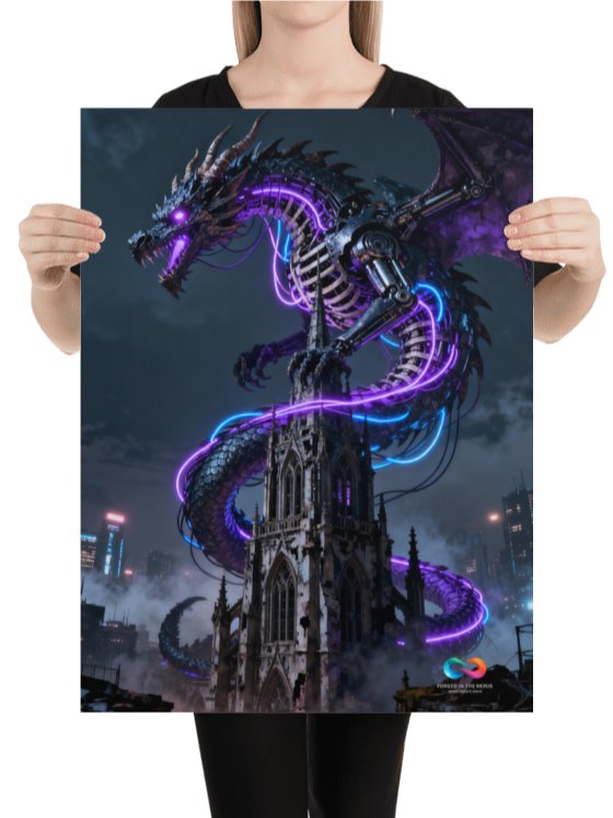 CINEMATIC ART POSTER – CYBER FANTASY #001 product image (2)