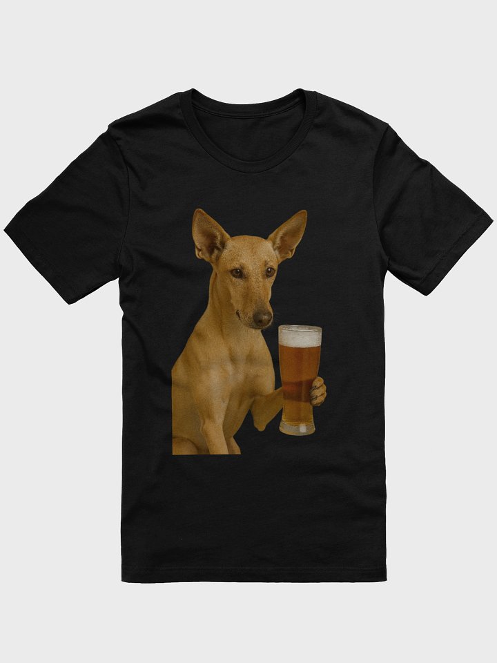 Funny Potcake Dog Beer T-Shirt - Unique Dog Lover Gift product image (1)