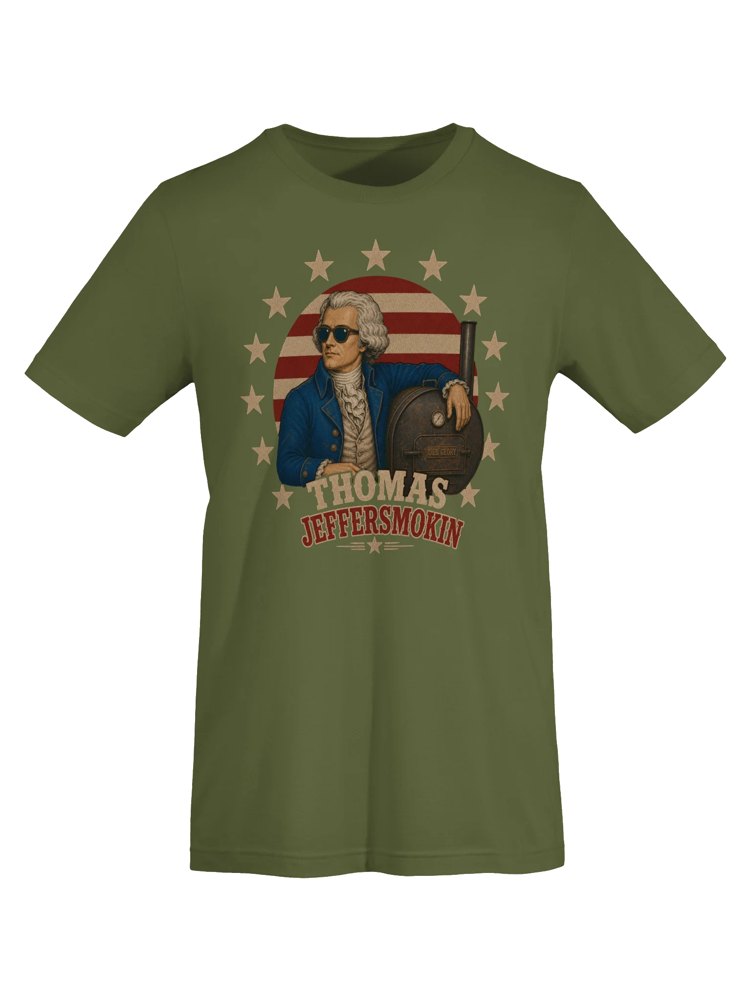 Thomas Jeffersmokin' T-Shirt | Grill Team 1776 Tee product image (25)