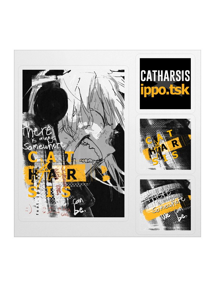 Catharsis x ippo.tsk Sticker Sheet product image (1)