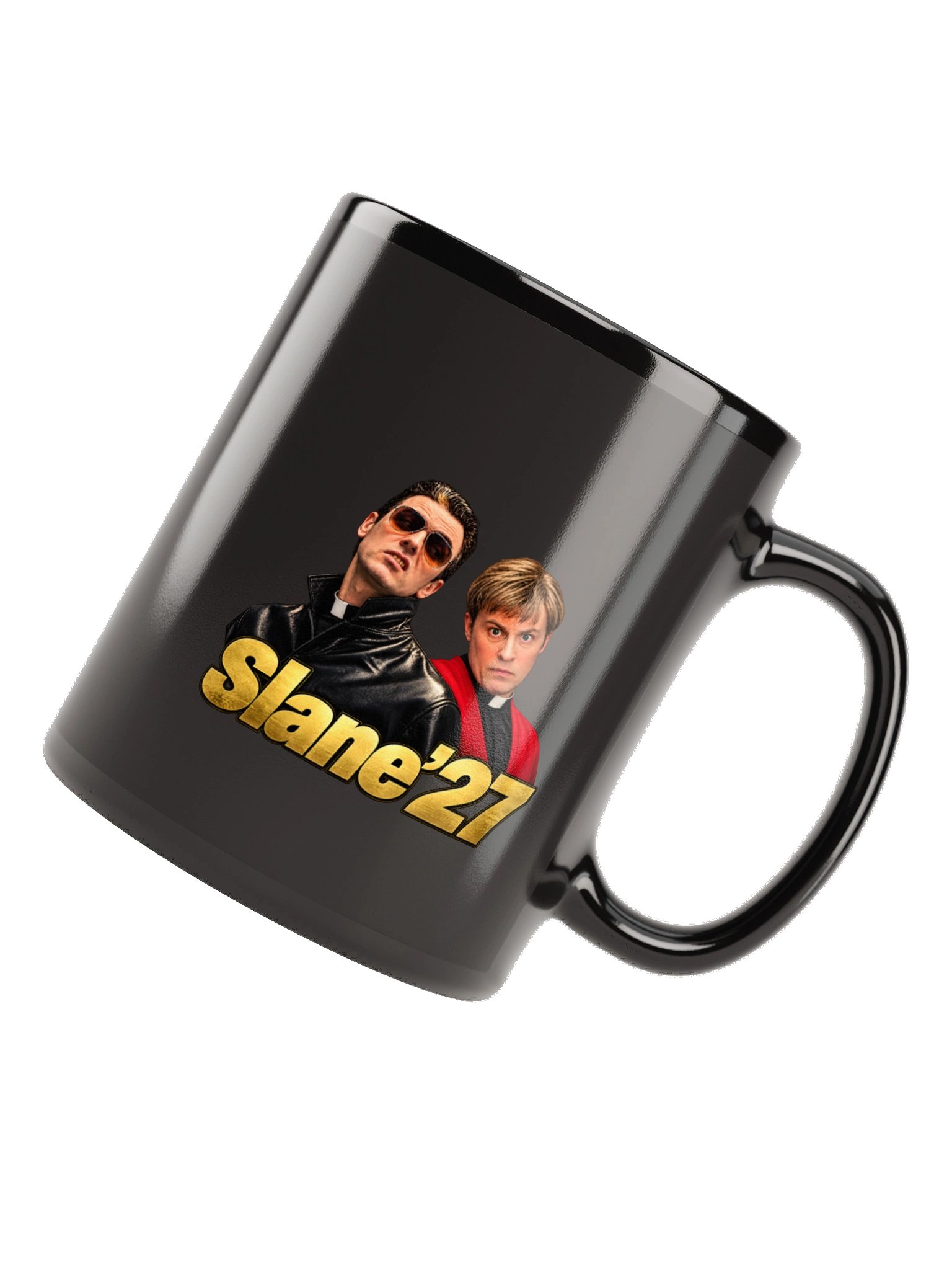 Slane ’27 Black Mug | 90s Britpop Inspired Coffee Mug product image (6)