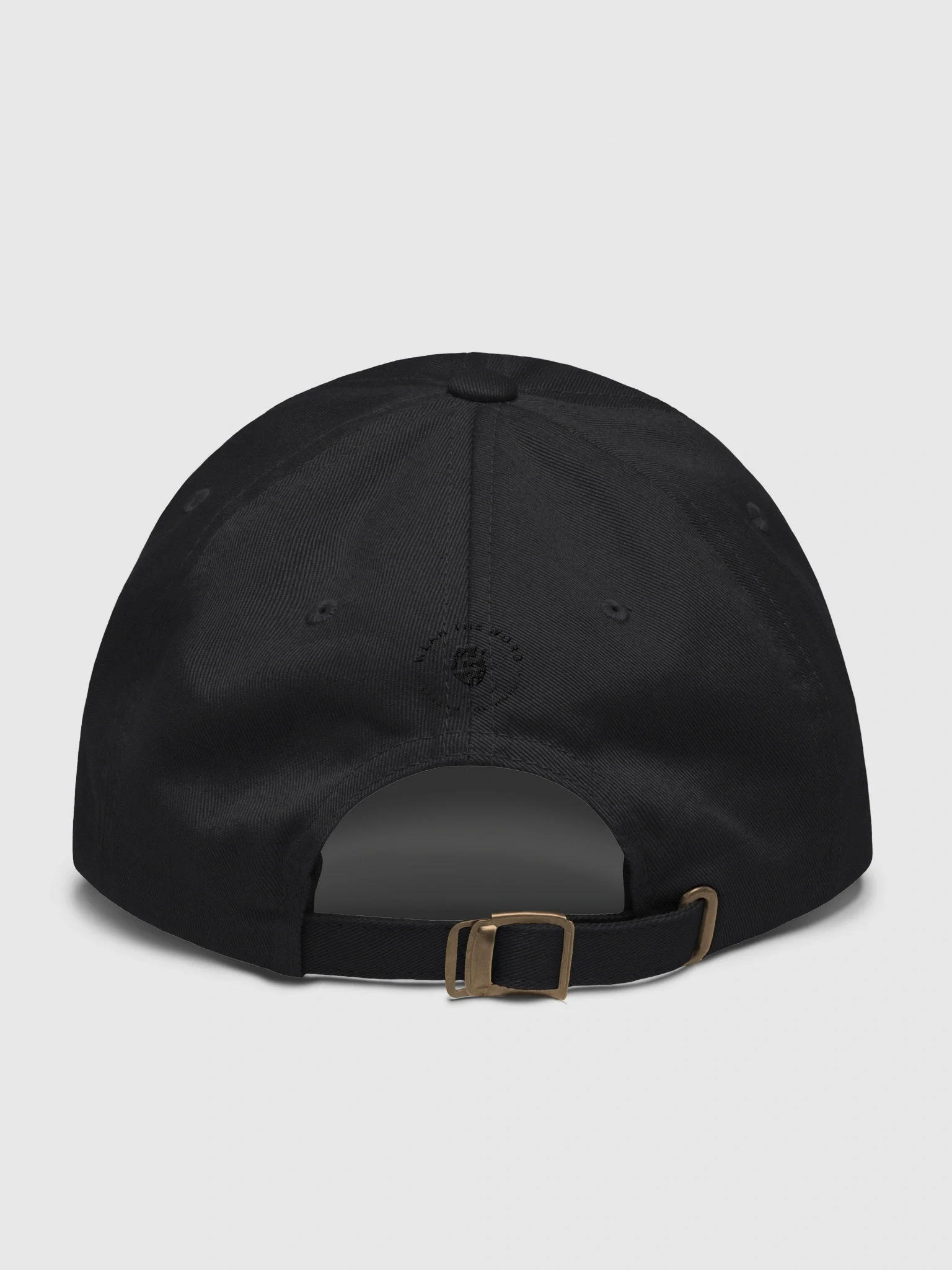 "Be kind" Classic Dad hat Black — back view
