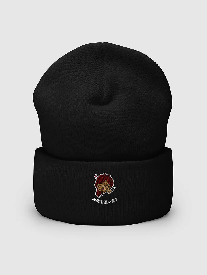 Embroidered Suck a Butt Cuffed Beanie product image (1)