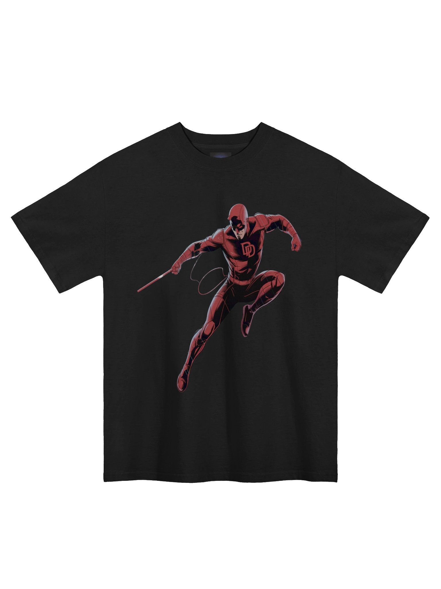 Scarlet Surge: Daredevil Billy Club Vault Oversized Faded T-Shirt product image (3)