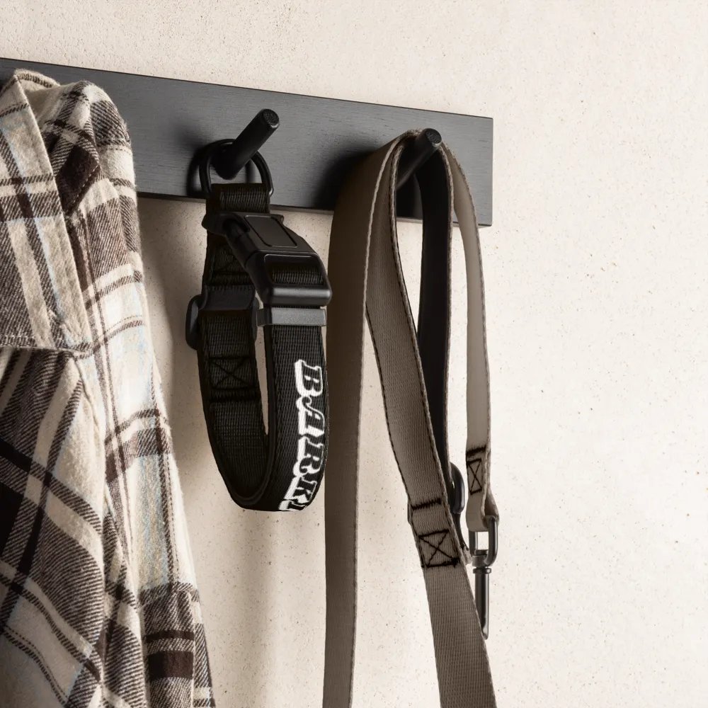 Pet Collar with Heartfelt Words ⚫️ ⚪️ Barking with Joy product image (1)