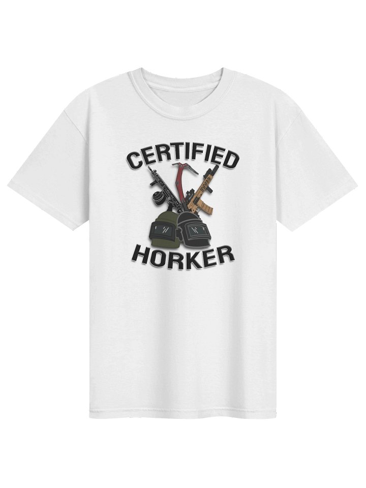 Certified Horker T-Shirt (Black Text) product image (1)