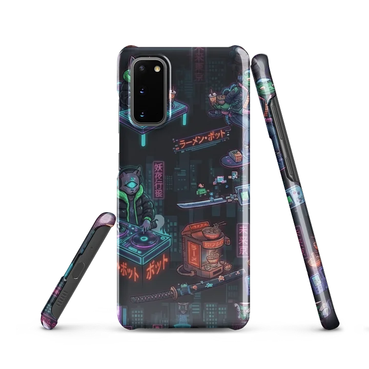 Urban Yōkai Neon Cyberpunk Premium Samsung Galaxy Case product image (4)
