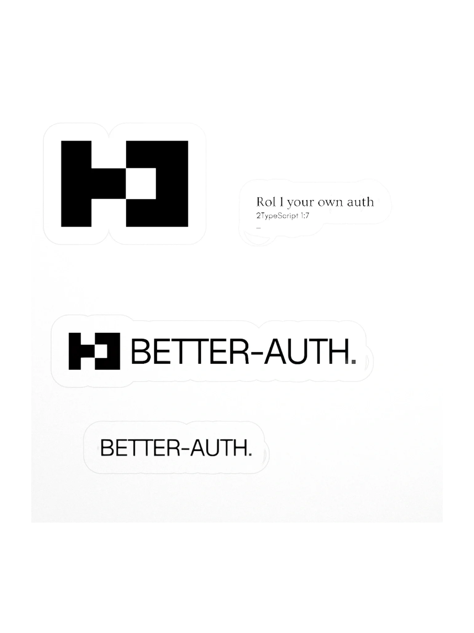 Better Auth Vinyl Stickers - View 1