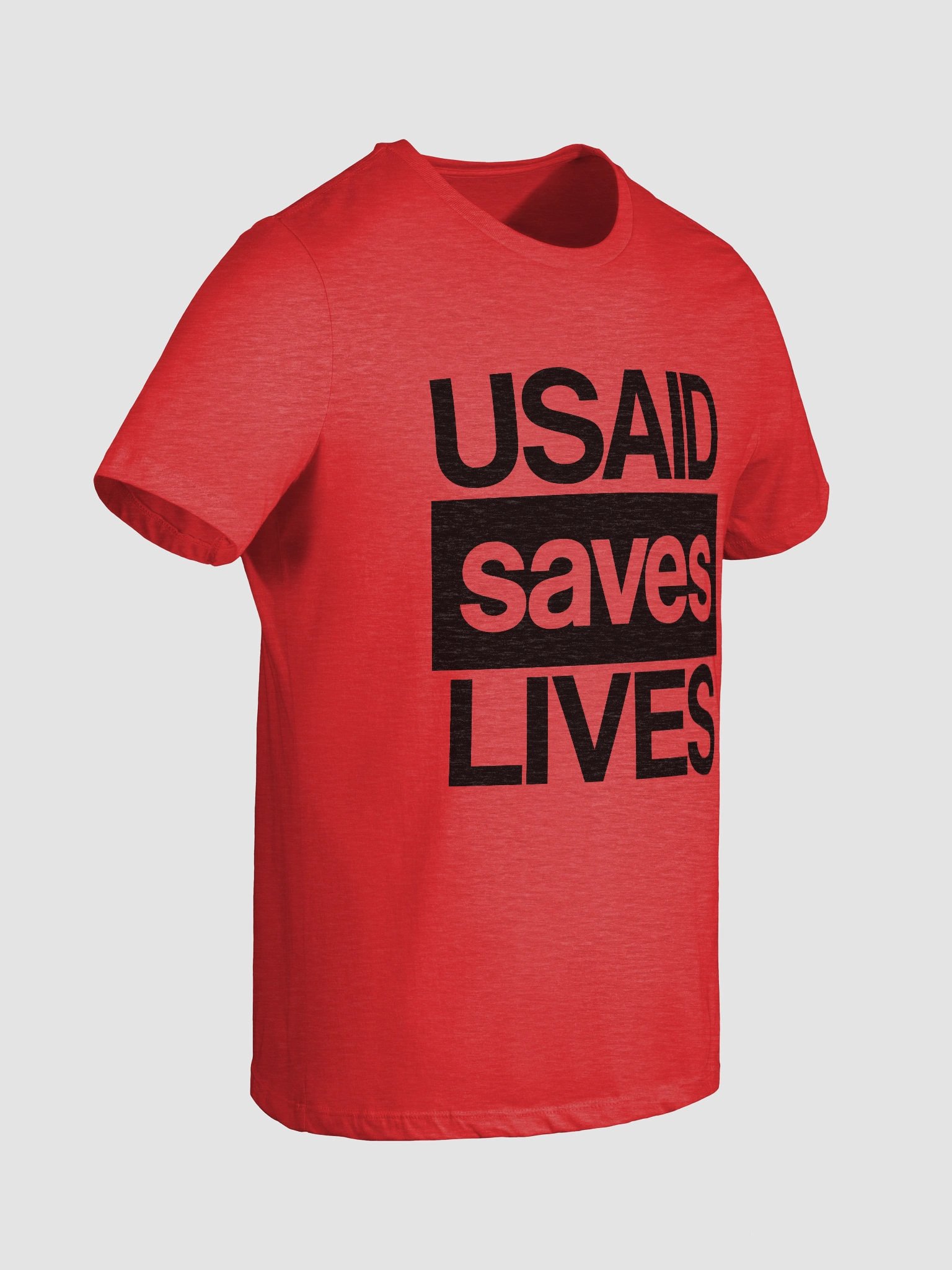 USAID Saves Lives Women's Cut T-Shirt product image (47)