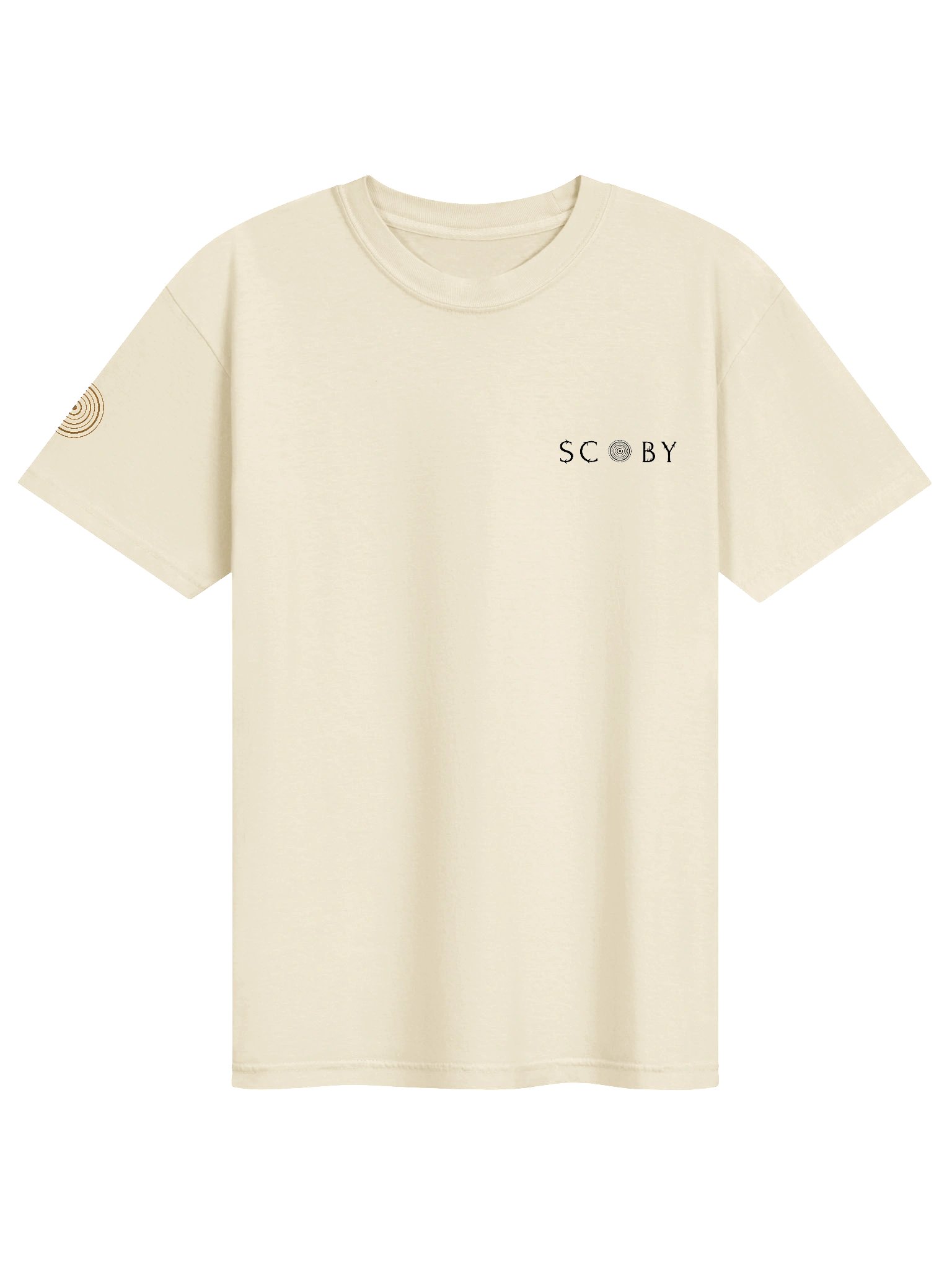 Scoby Logo Embroidered Tee in Ivory product image (1)