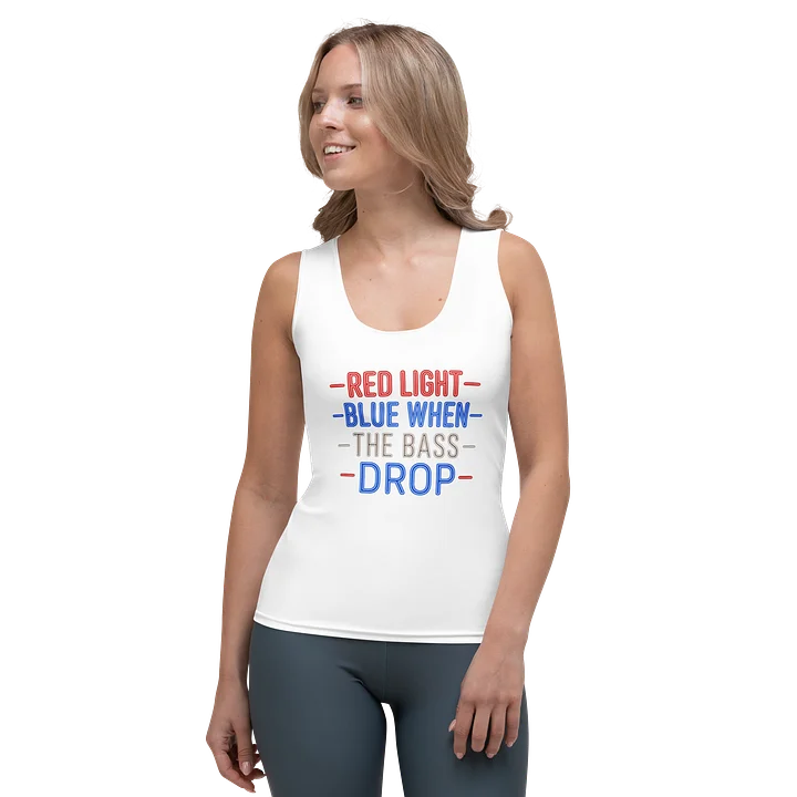 Red Light Blue Bass Drop Tank Top product image (1)