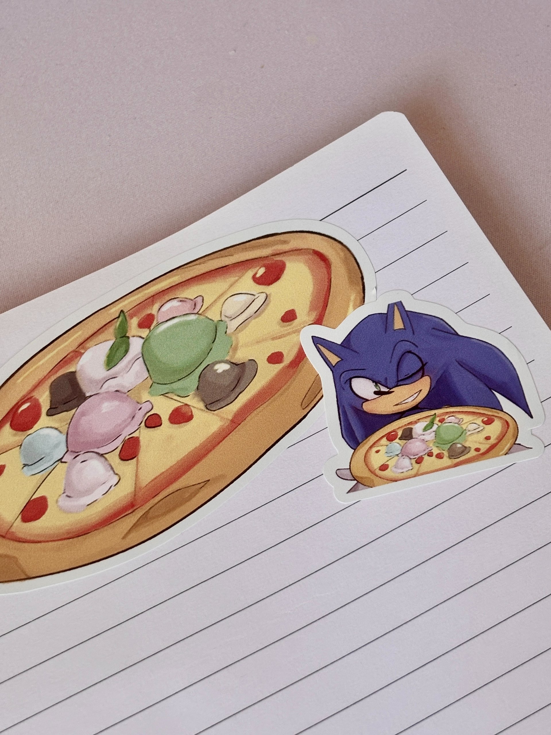 Sonic Pizza Ice Cream - Sticker product image (4)