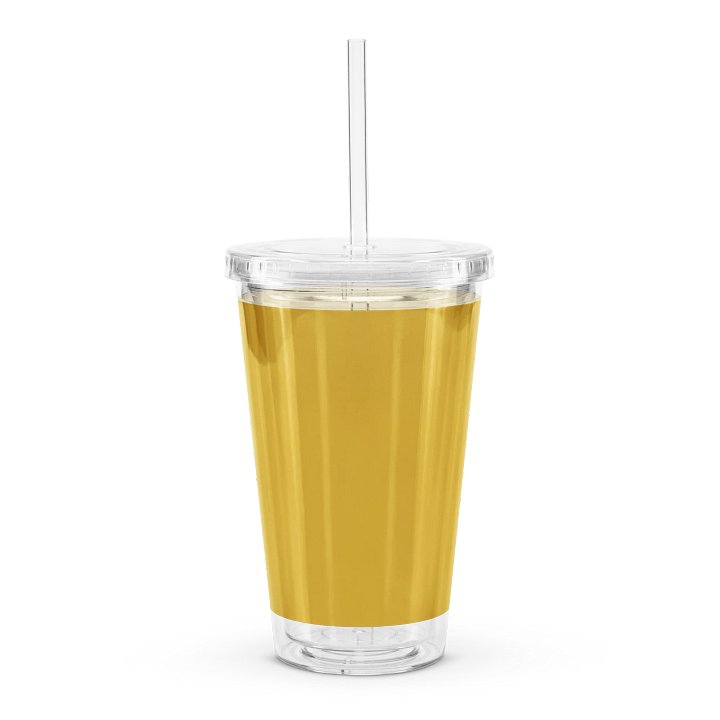 Make Way for the Messy Ones Double Wall Clear Plastic Tumbler product image (2)