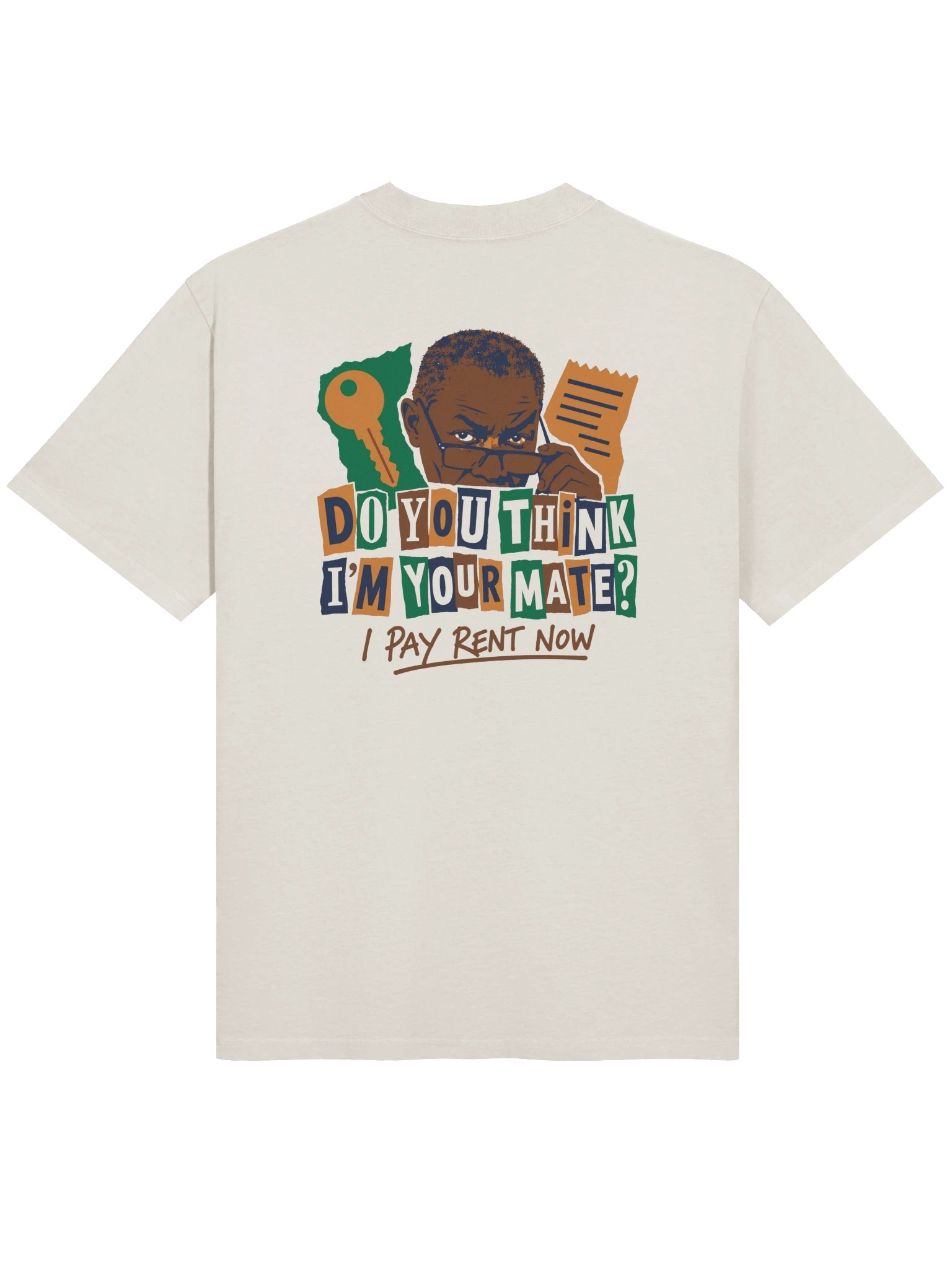 Do You Think I'm Your Mate? (Oversized faded tee) product image (3)