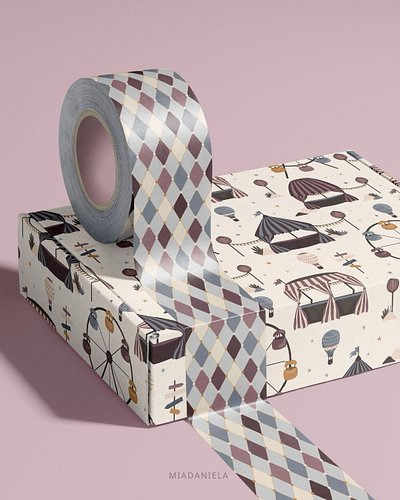 Dusk Fairground 🤍

This collection started with a simple Patterned tag.

I imagined a vintage fairground at dusk, with stripe...
