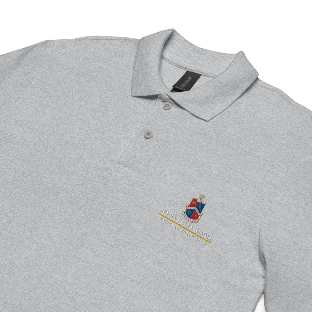 ADG Crest Polo - Grey product image (3)