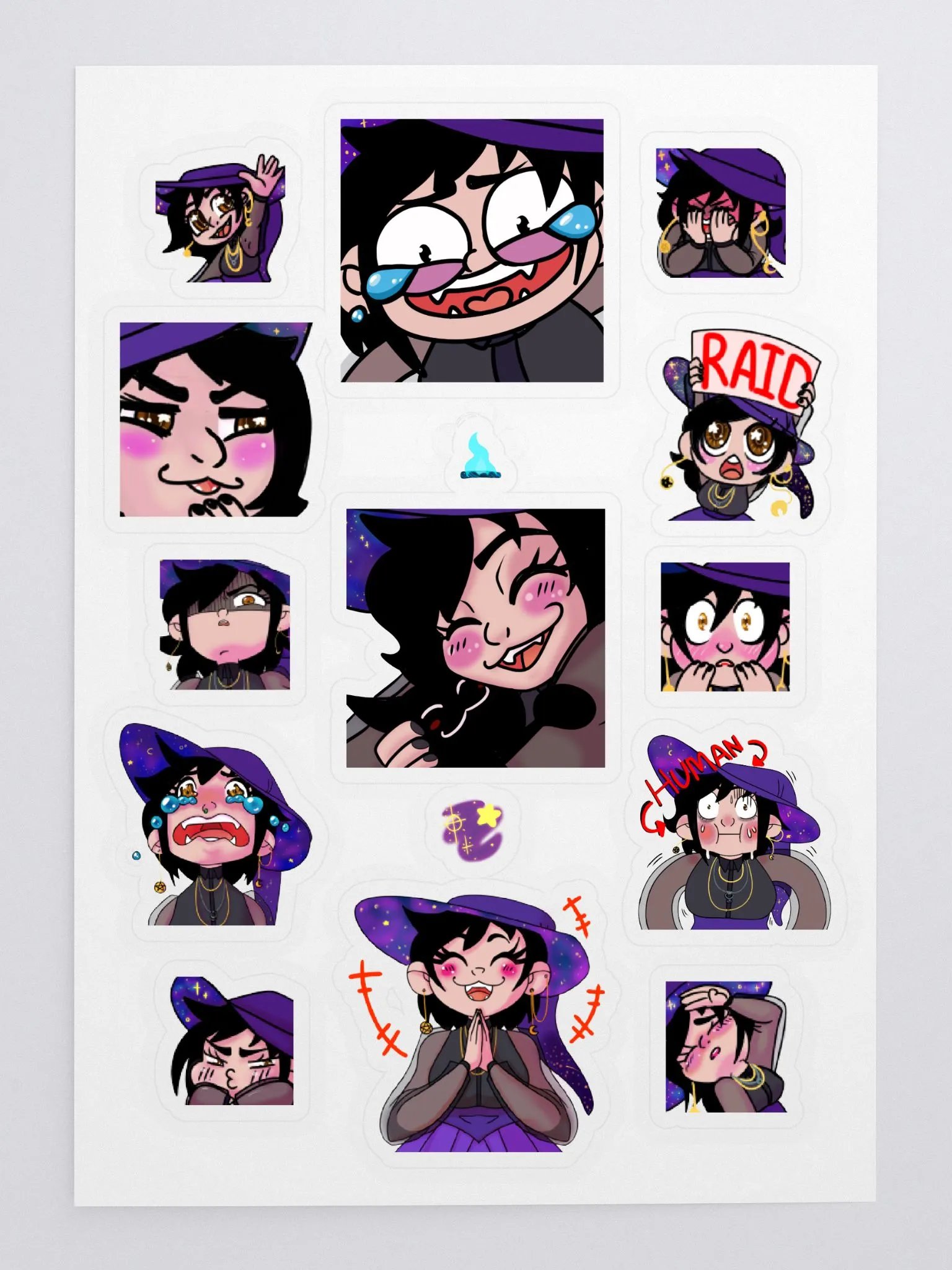 Emote Sticker sheet product image (3)