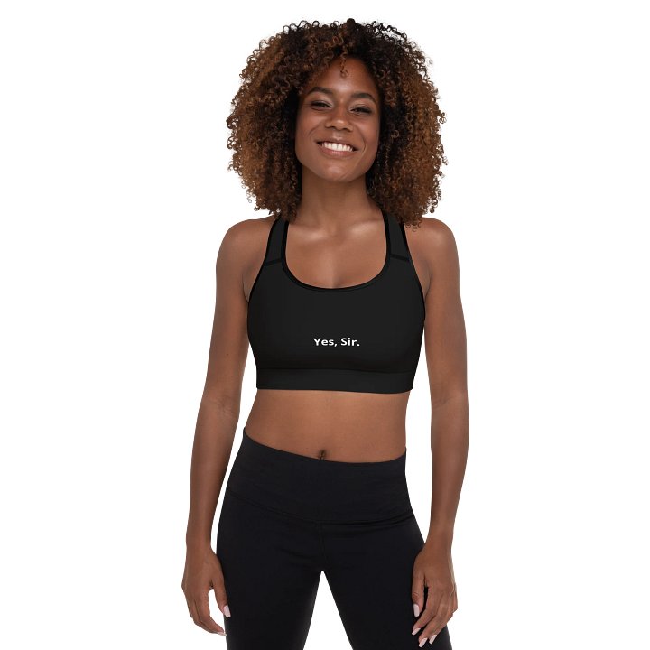 "Yes, sir" Sports Bra product image (1)