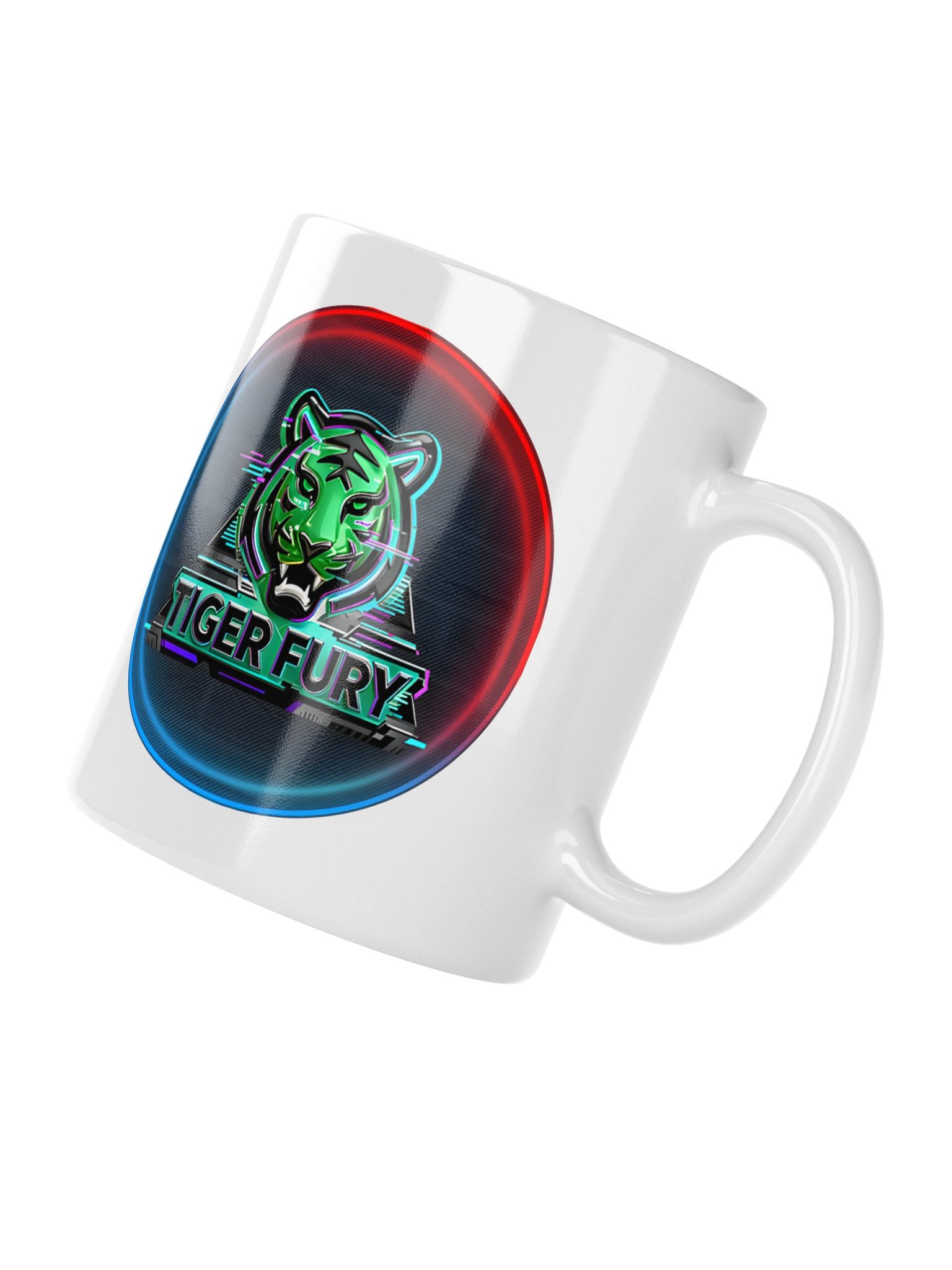 Tiger Fury Neon Tiger Mug product image (10)