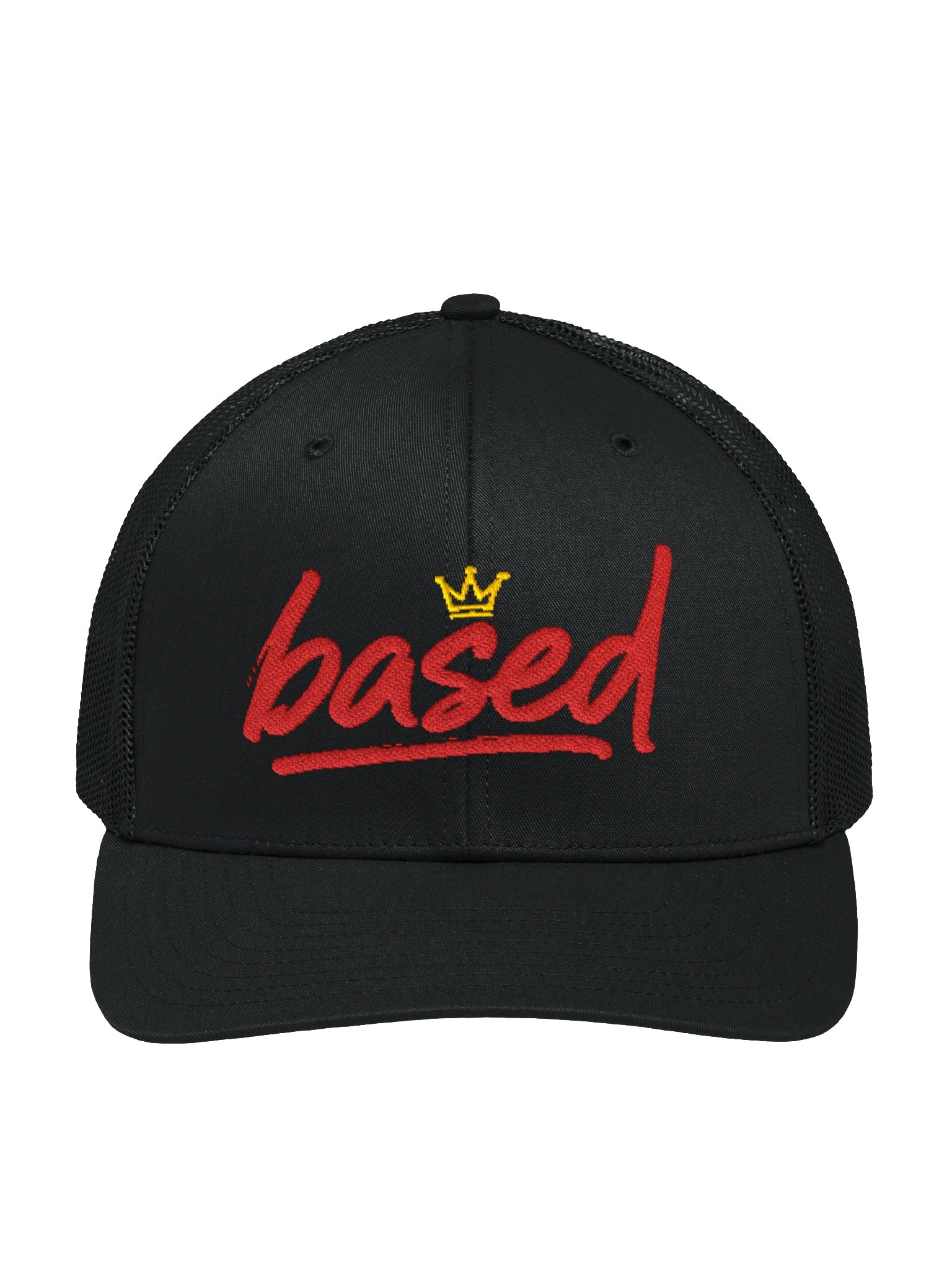 Based Crown Cursive Trucker Hat product image (6)