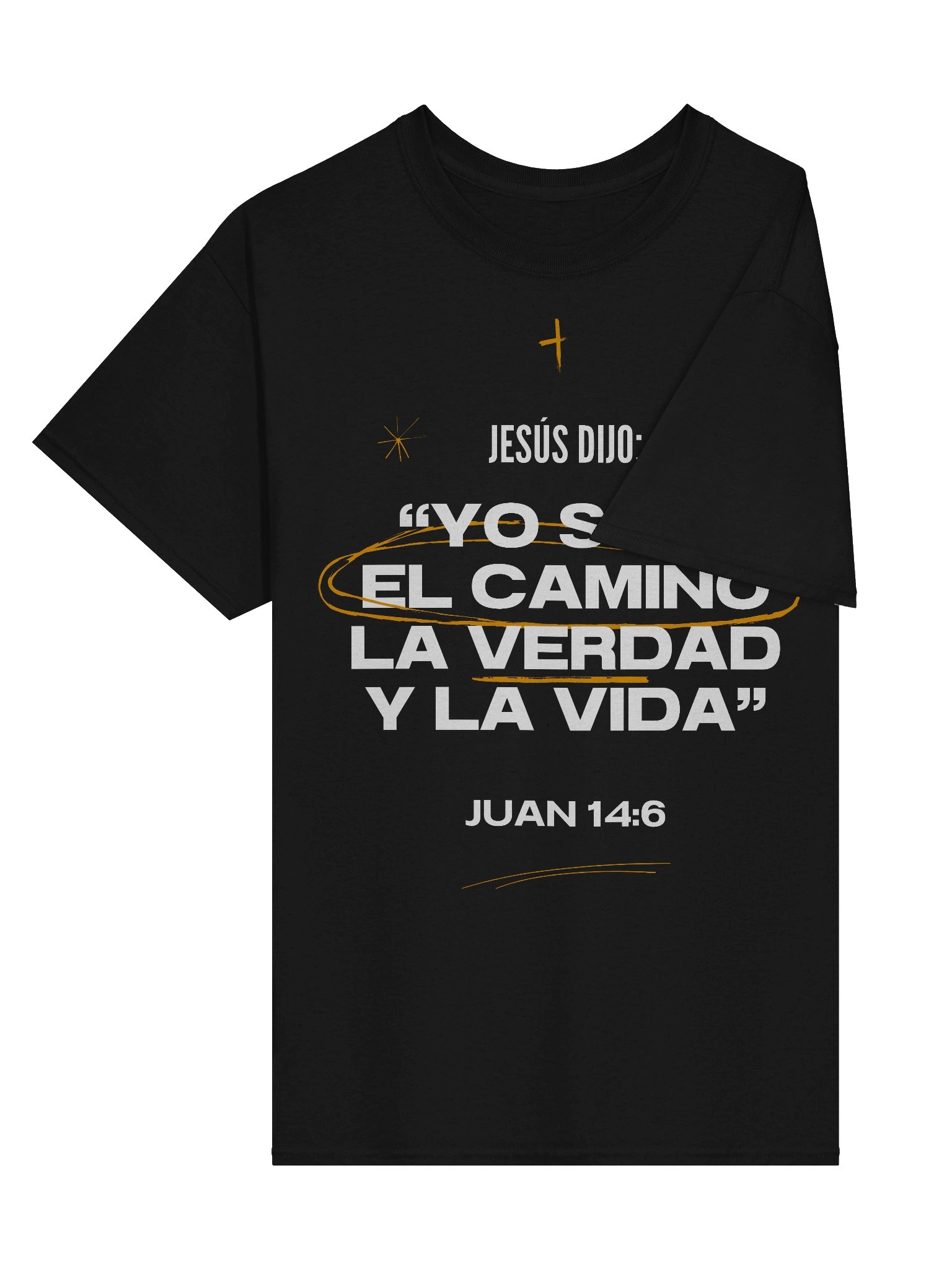 Camiseta Unisex Manga Corta | Juan 14:6 product image (4)