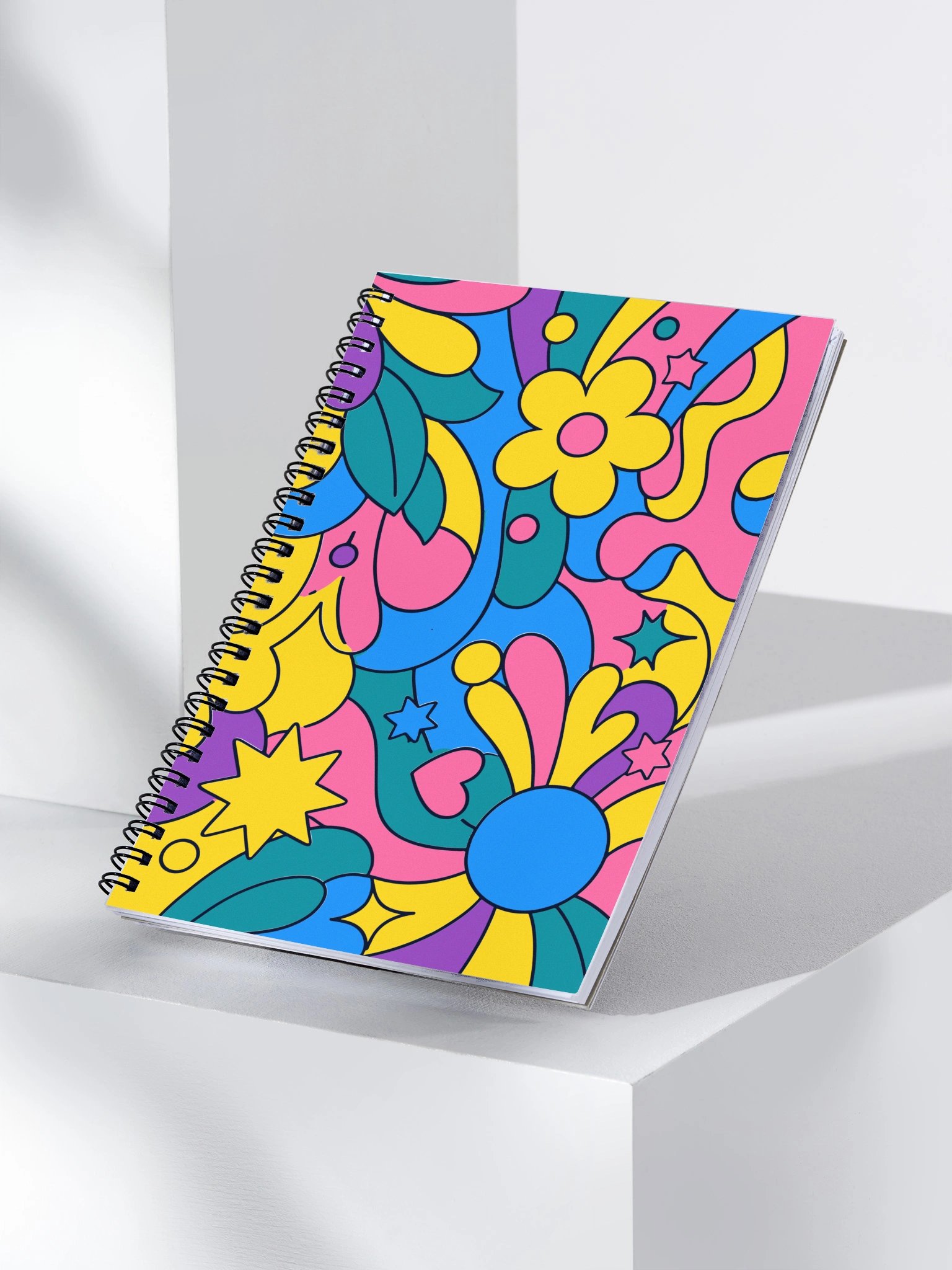 Happy Bloom Spiral Notebook product image (3)