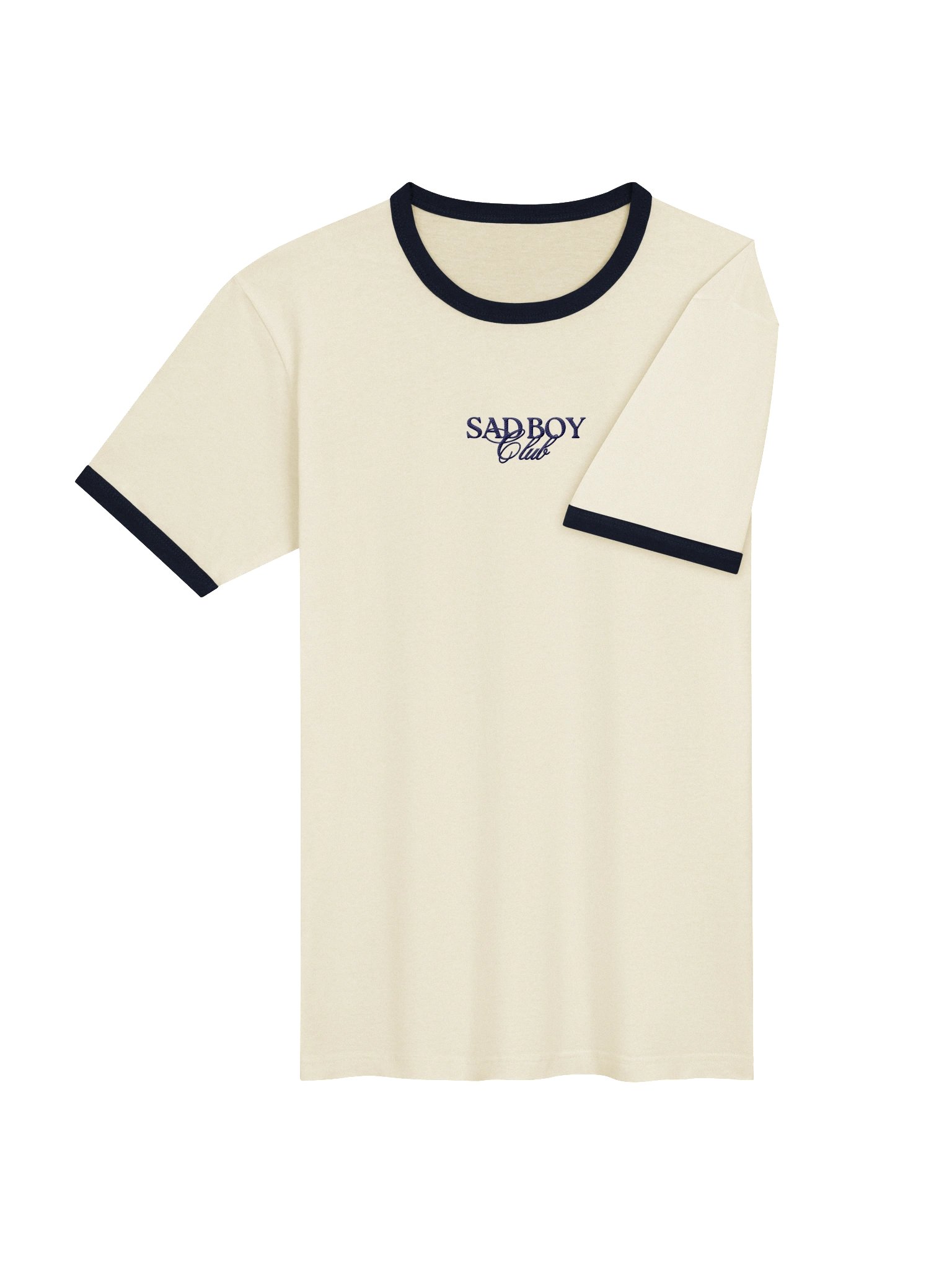 Sad Boy Club Embroidered Ringer Tee product image (4)