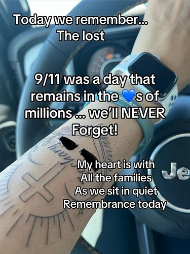 Let’s remember the lost today. Is there someone on your heart? 💙 I still remember where I was— where were you? #twintowers #b...