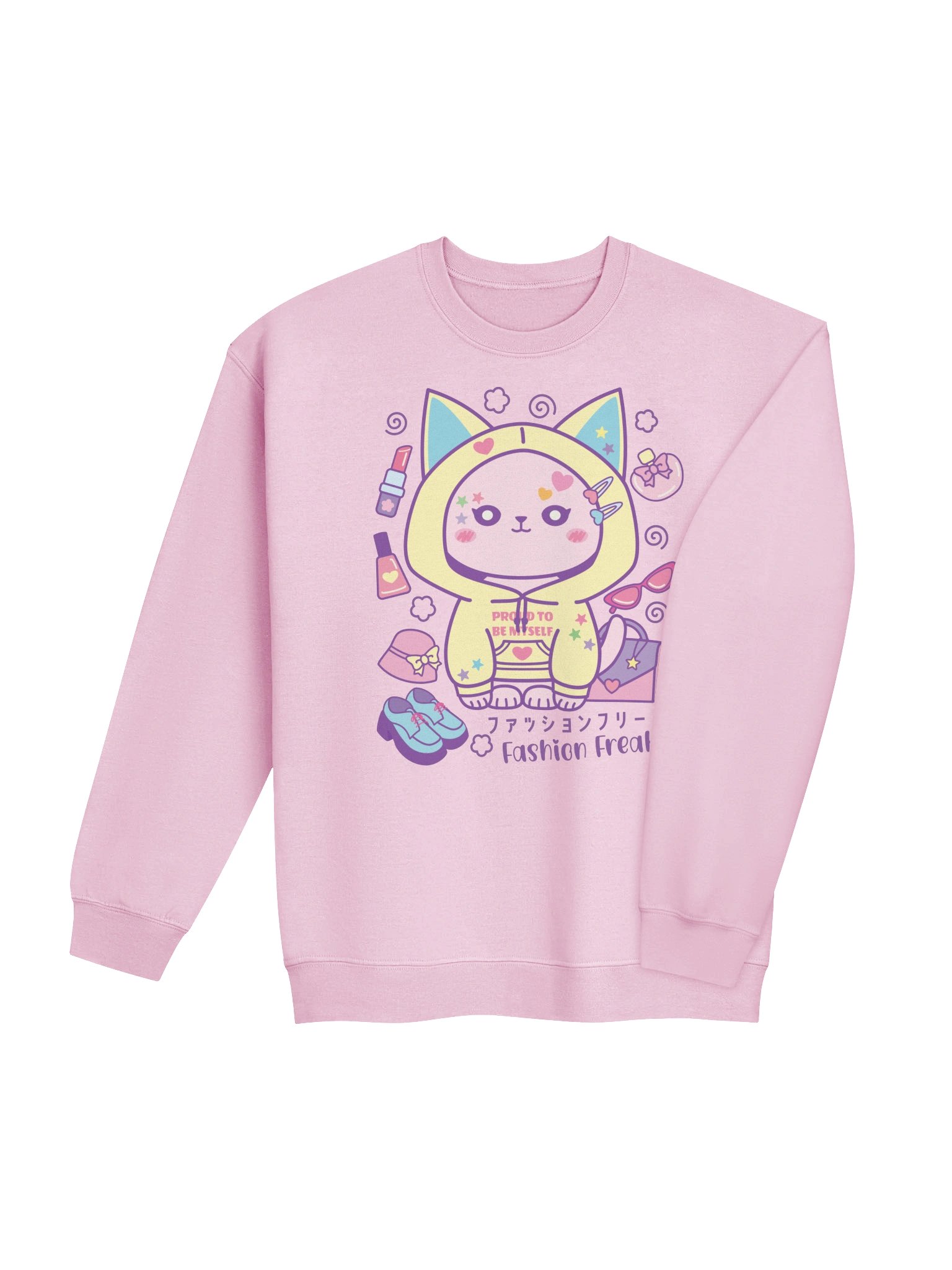 Fashion Freak Cat - Unisex Adult Sweatshirt product image (3)