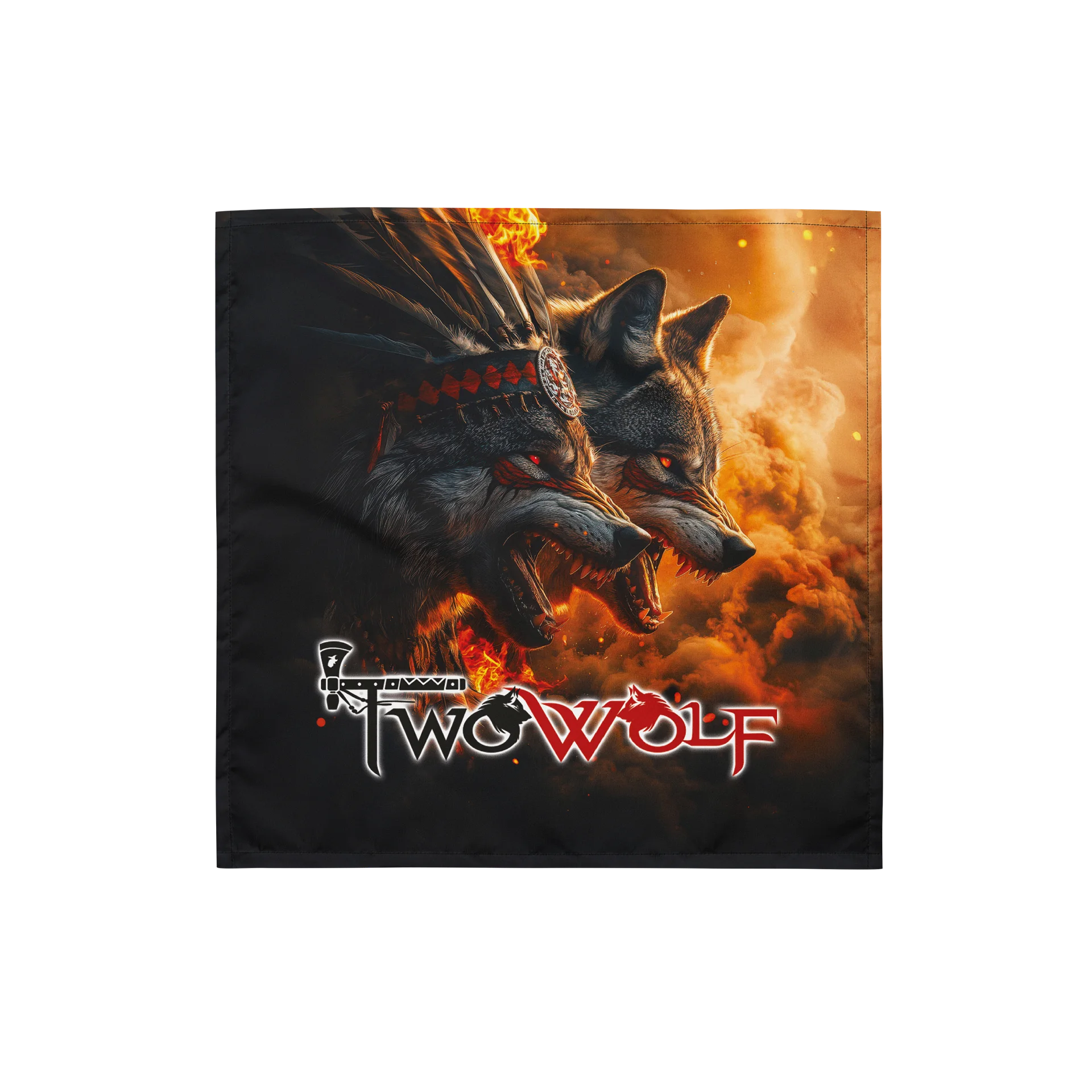 Two Wolf Bandana product image (1)