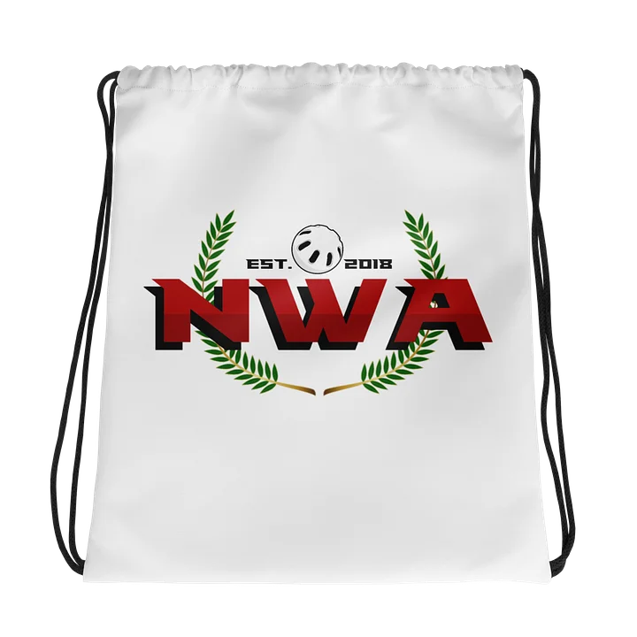 NWA Drawstring Bag (White) product image (1)