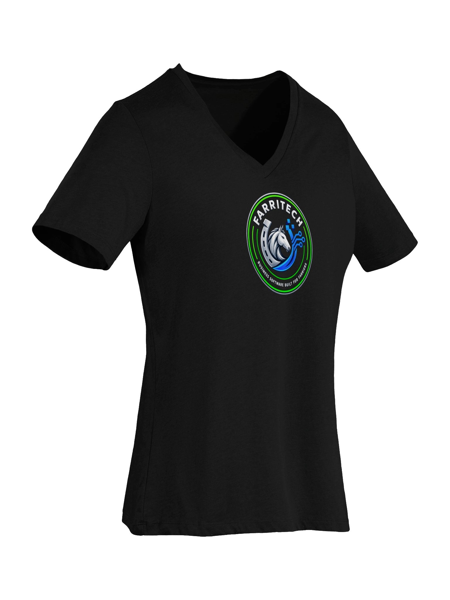 FarriTech Women’s Classic V-Neck Tee product image (23)